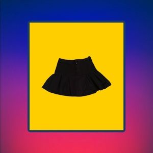 Black mini skirt from The Gap